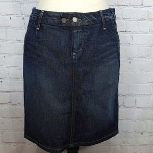 Paige Blue Norton Denim Pencil Skirt